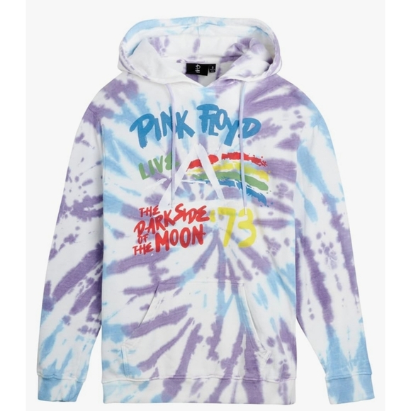 Pink Floyd Women's Sweatshirt Tie Dye Hoodie Sweatshirt Retro Classic - Picture 1 of 9